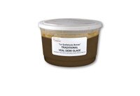 Container of traditional veal demi-glace