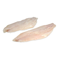 Raw skinless catfish fillets