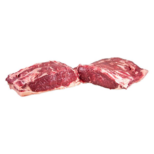 raw grass-fed beef whole striploins