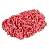 Raw ground grass-fed Angus beef