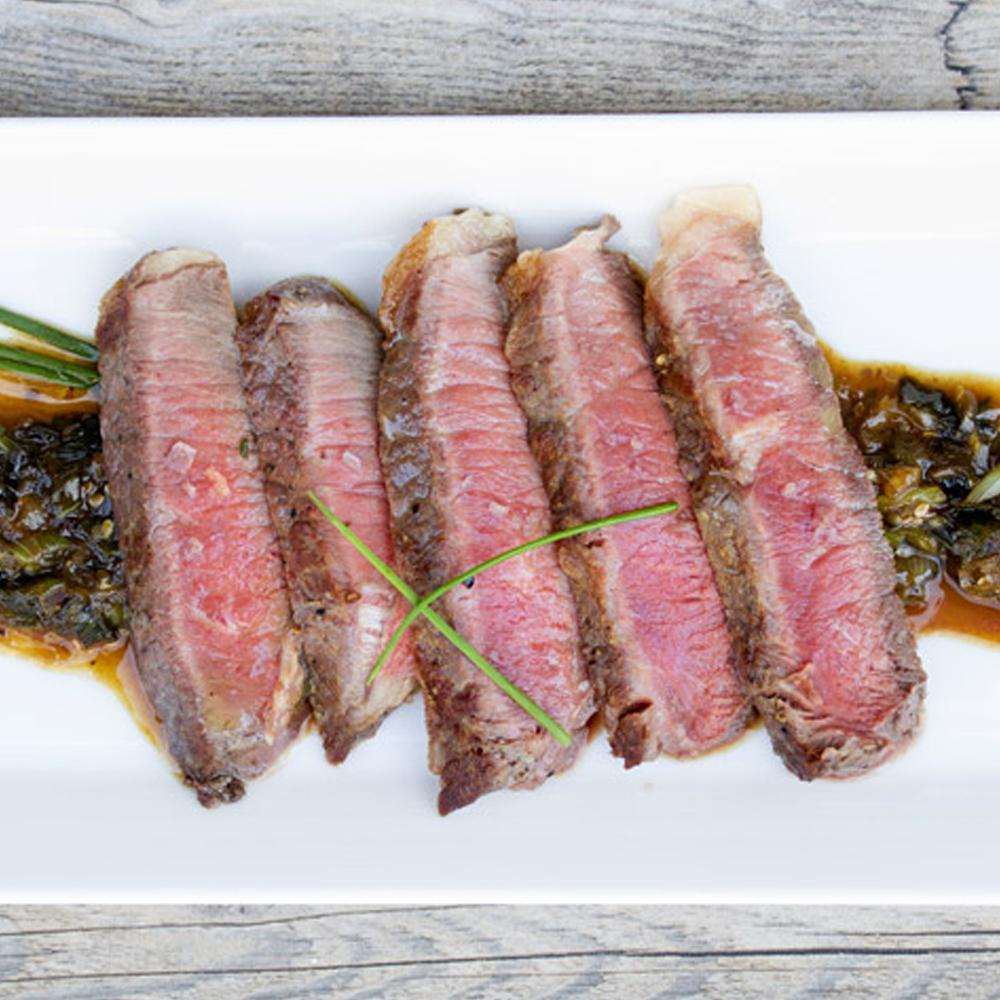 Grassfed NY Strip Steaks Marx Foods