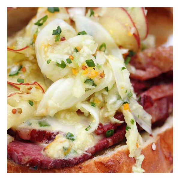 corned Kobe beef sandwich, recipe
