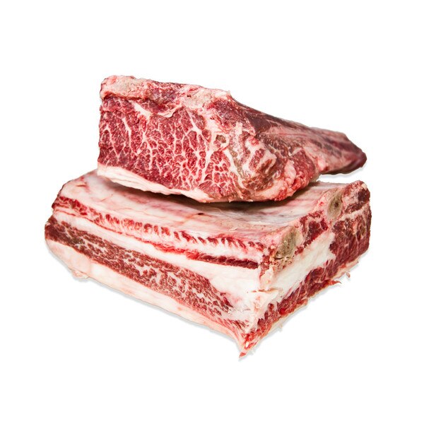 Wagyu bone-in short ribs, raw