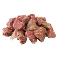 1-inch cubes of raw waygu beef stew meat