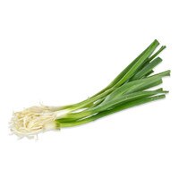 several tiny leeks