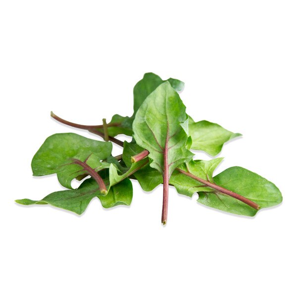 leaves of petite spinach sweet red