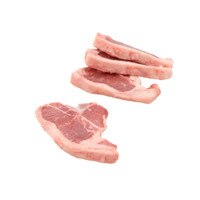 4 raw Spanish Merino Lamb T-bone Saddle Cutlets.