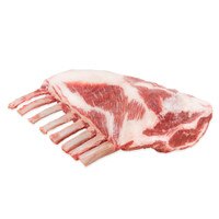 Raw 8-rib wild boar rack