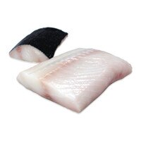 2 skin-on black cod fillets