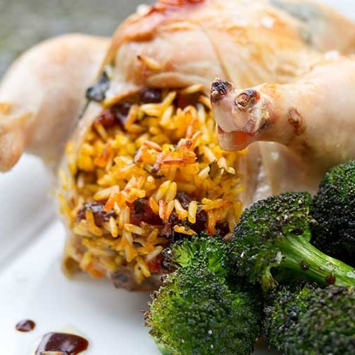 Stuffed Cornish Game Hens